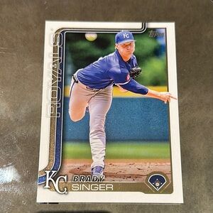Topps Royals Baseball Card - Brady singer